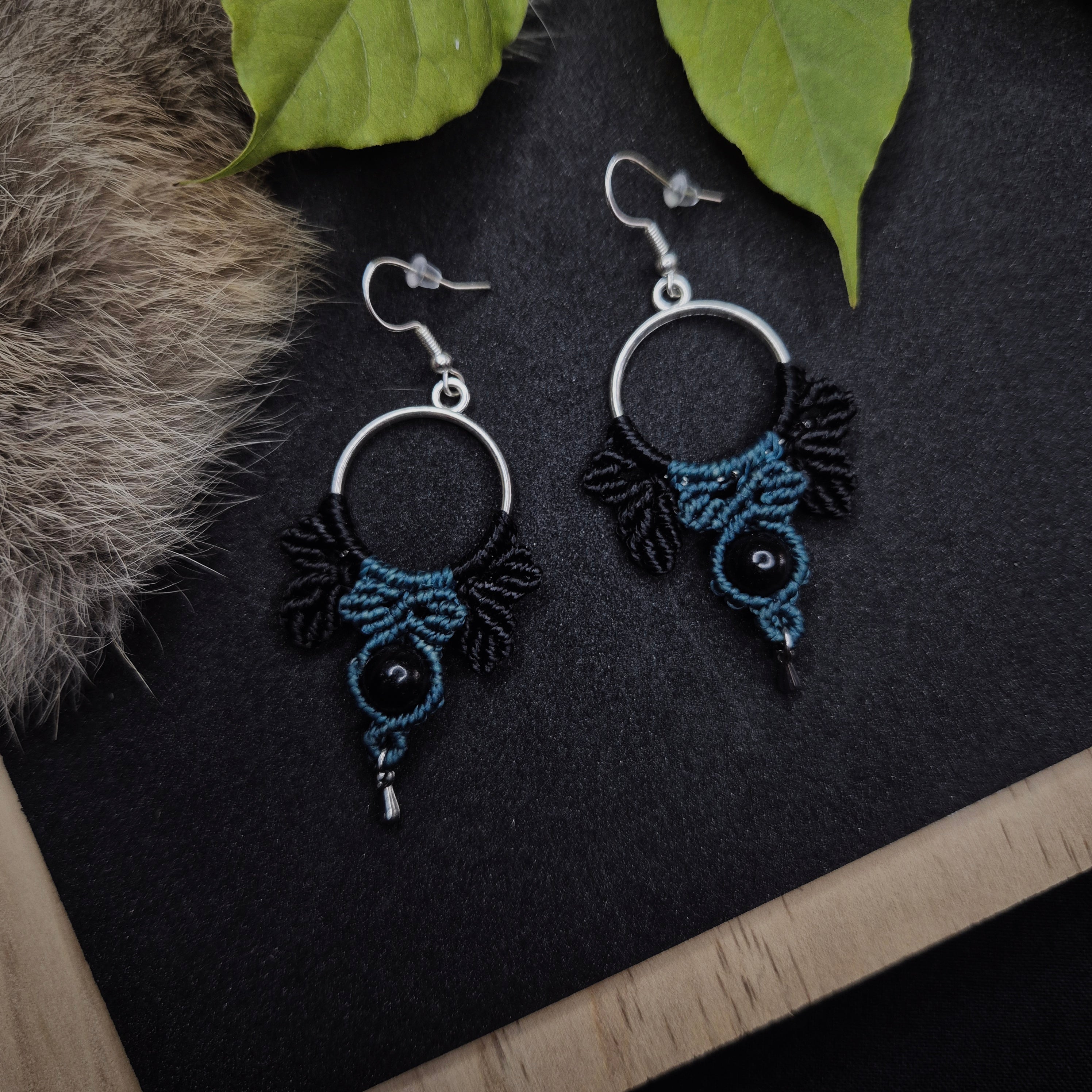 Boucles d’oreilles "Minuit"