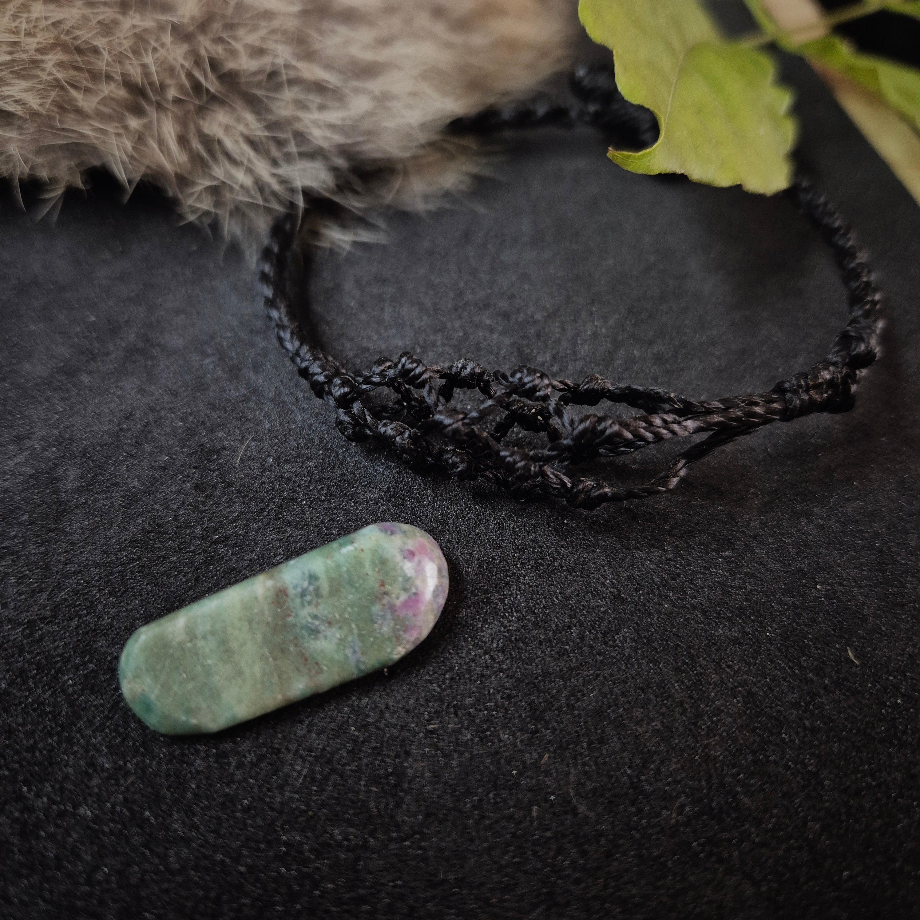 Bracelet "Transition" rubis zoïsite