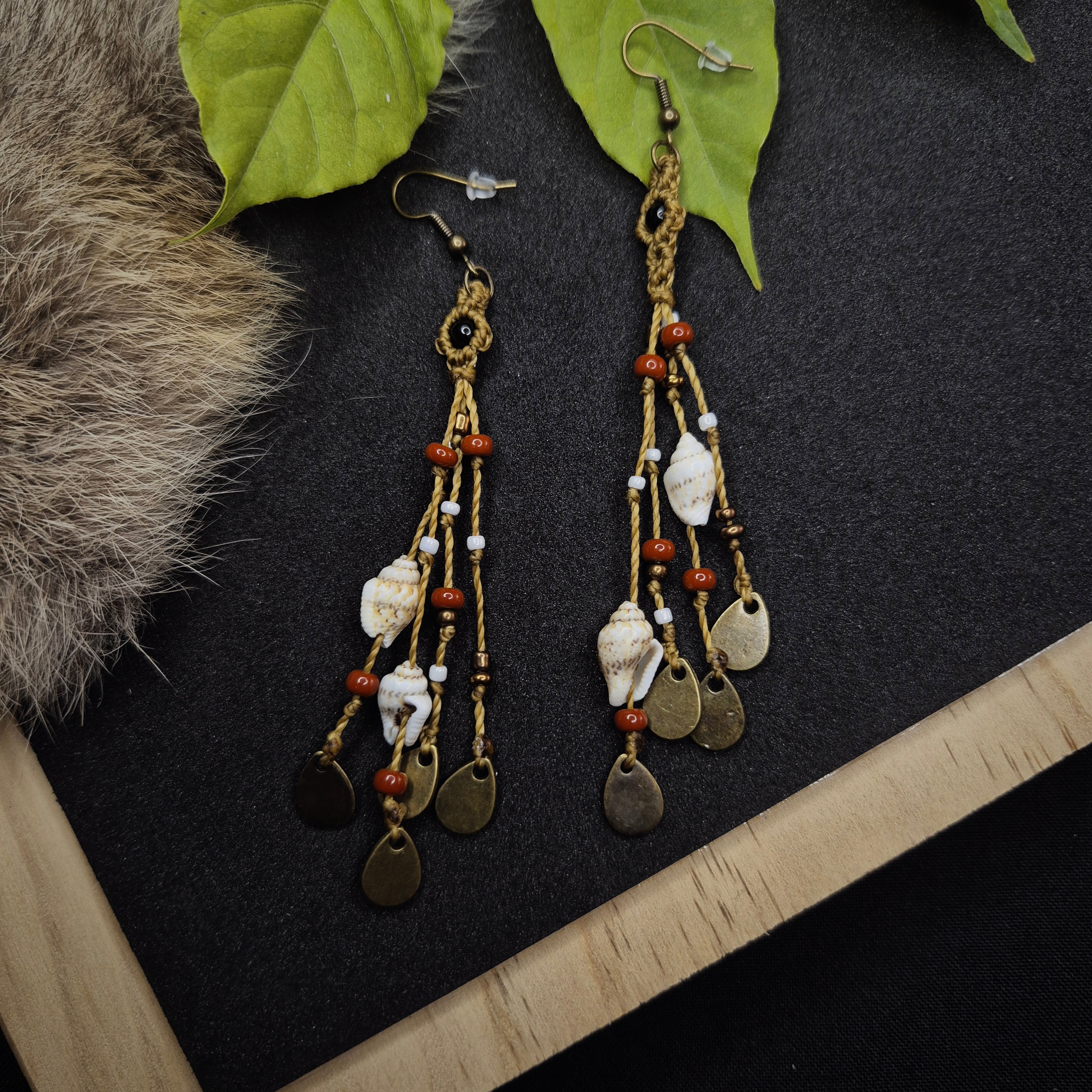 Boucles d'oreilles "Coquillage"