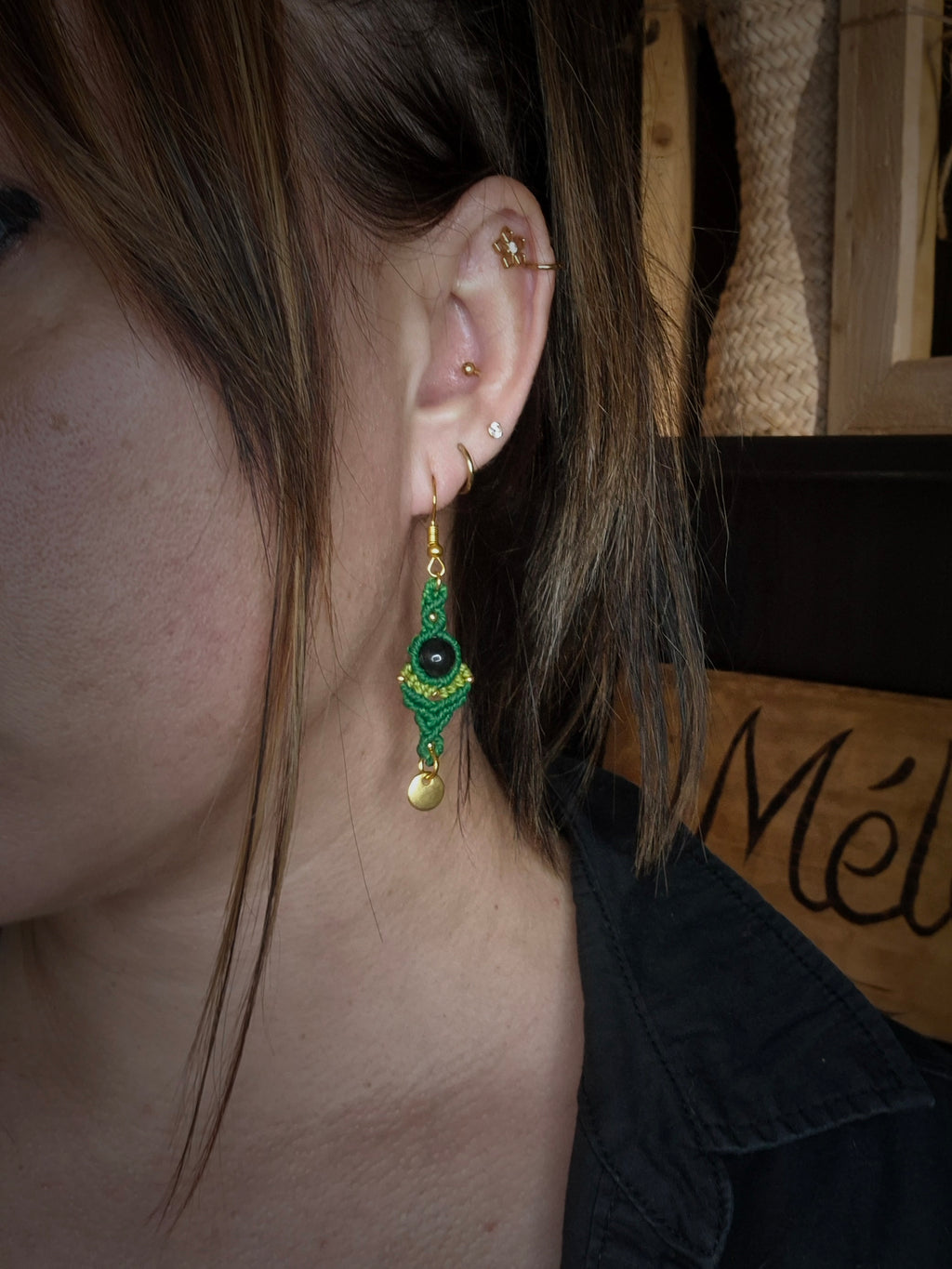 Boucles d'oreilles "Nyméa"