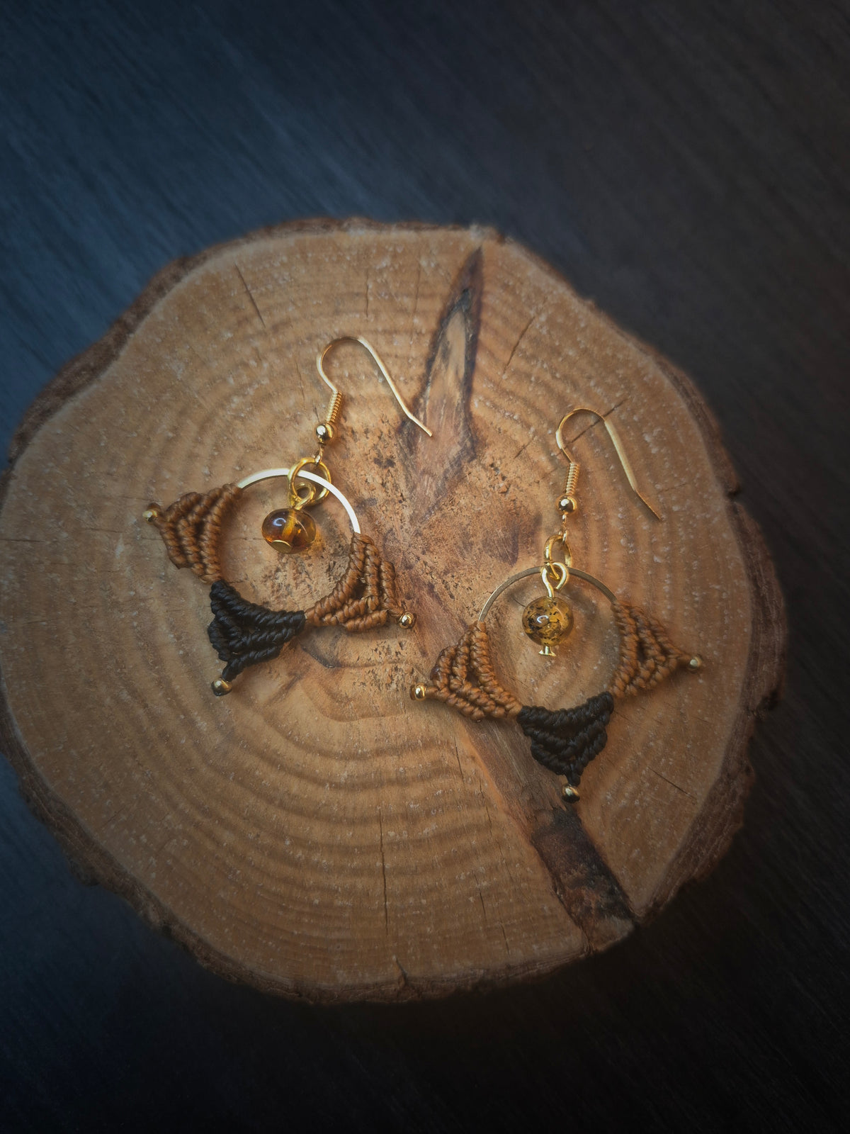 Boucles d'oreilles "Amber"