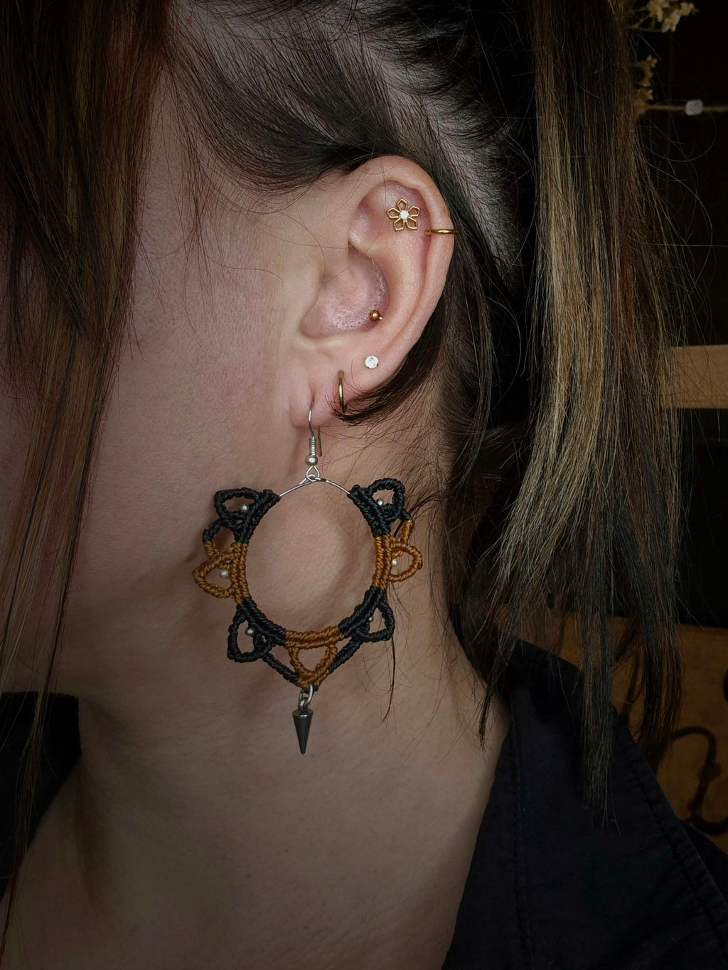 Boucles d'oreilles créoles "Maya"