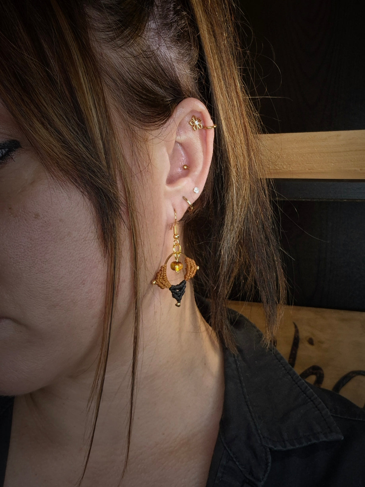 Boucles d'oreilles "Amber"