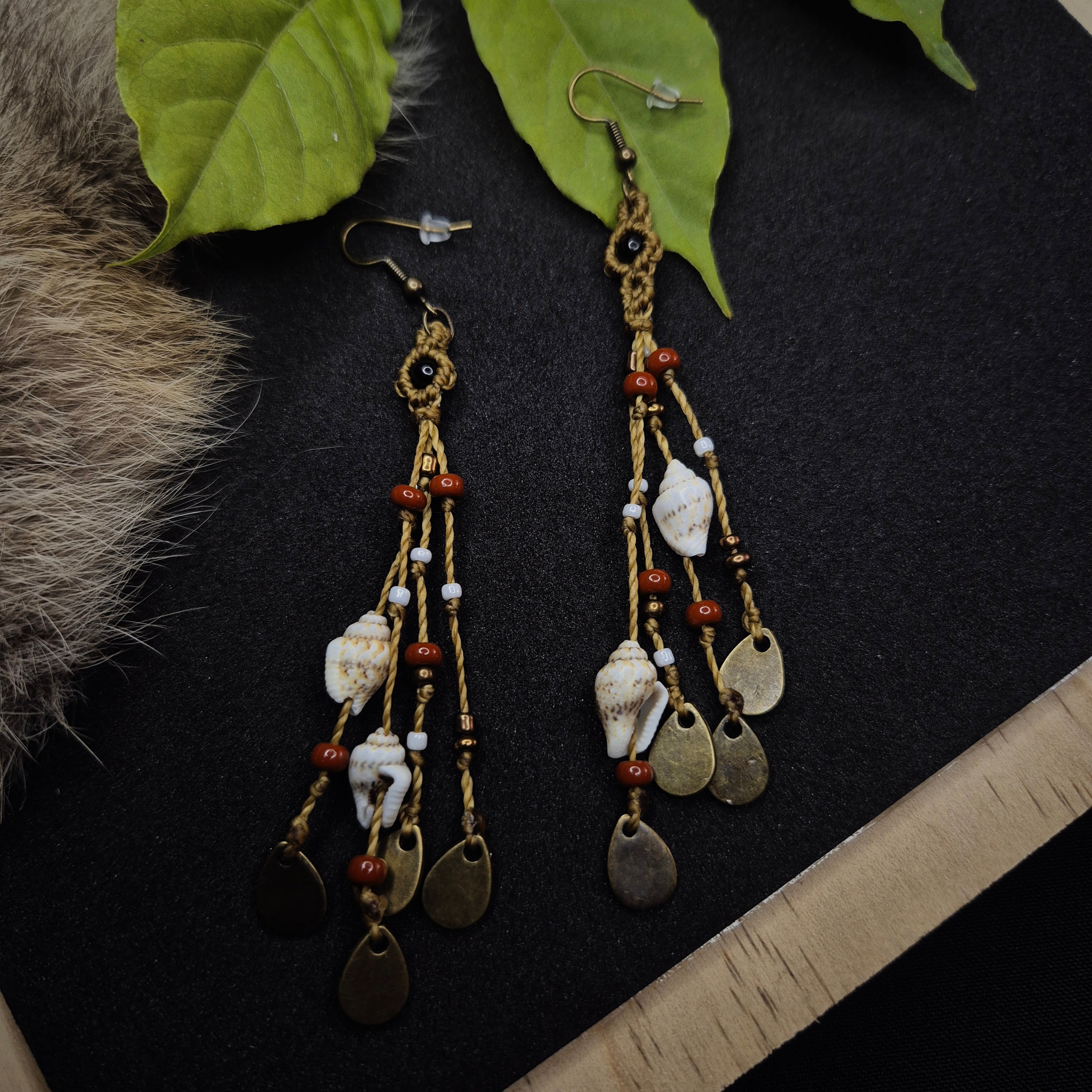 Boucles d'oreilles "Coquillage"
