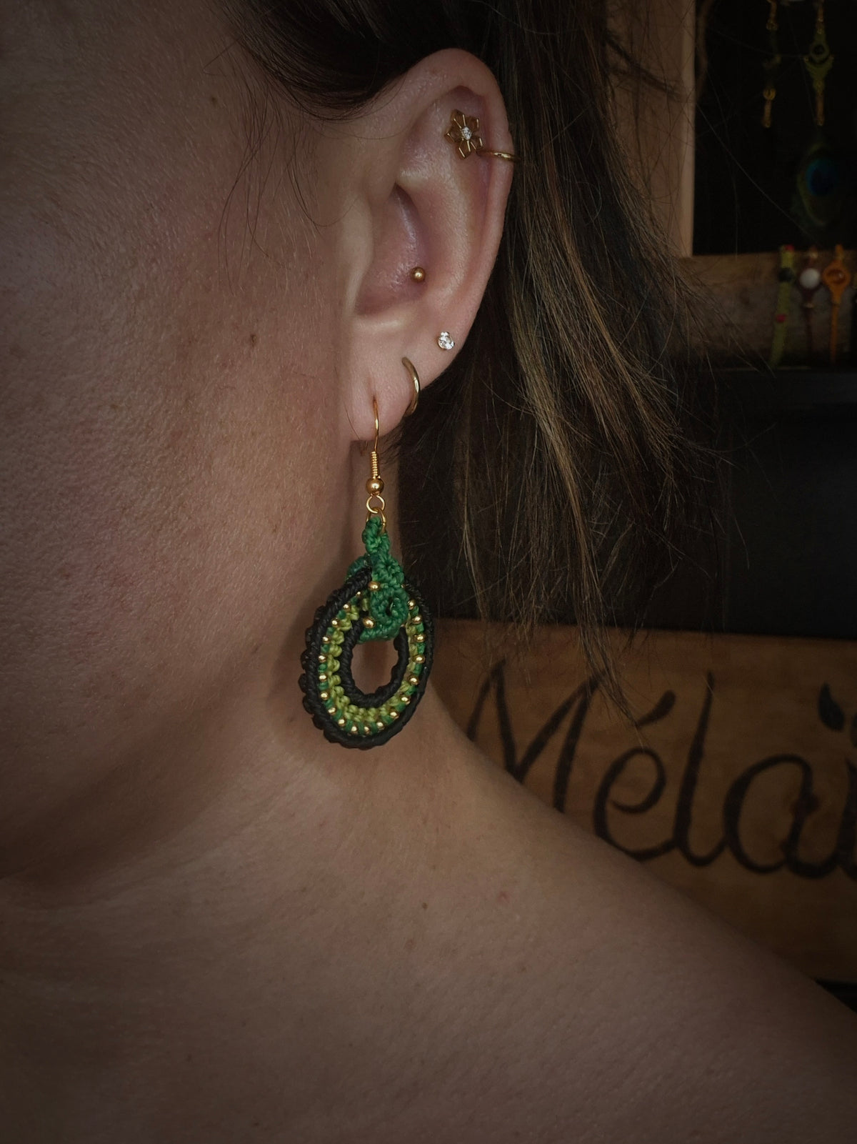 Boucles d'oreilles "Halo"