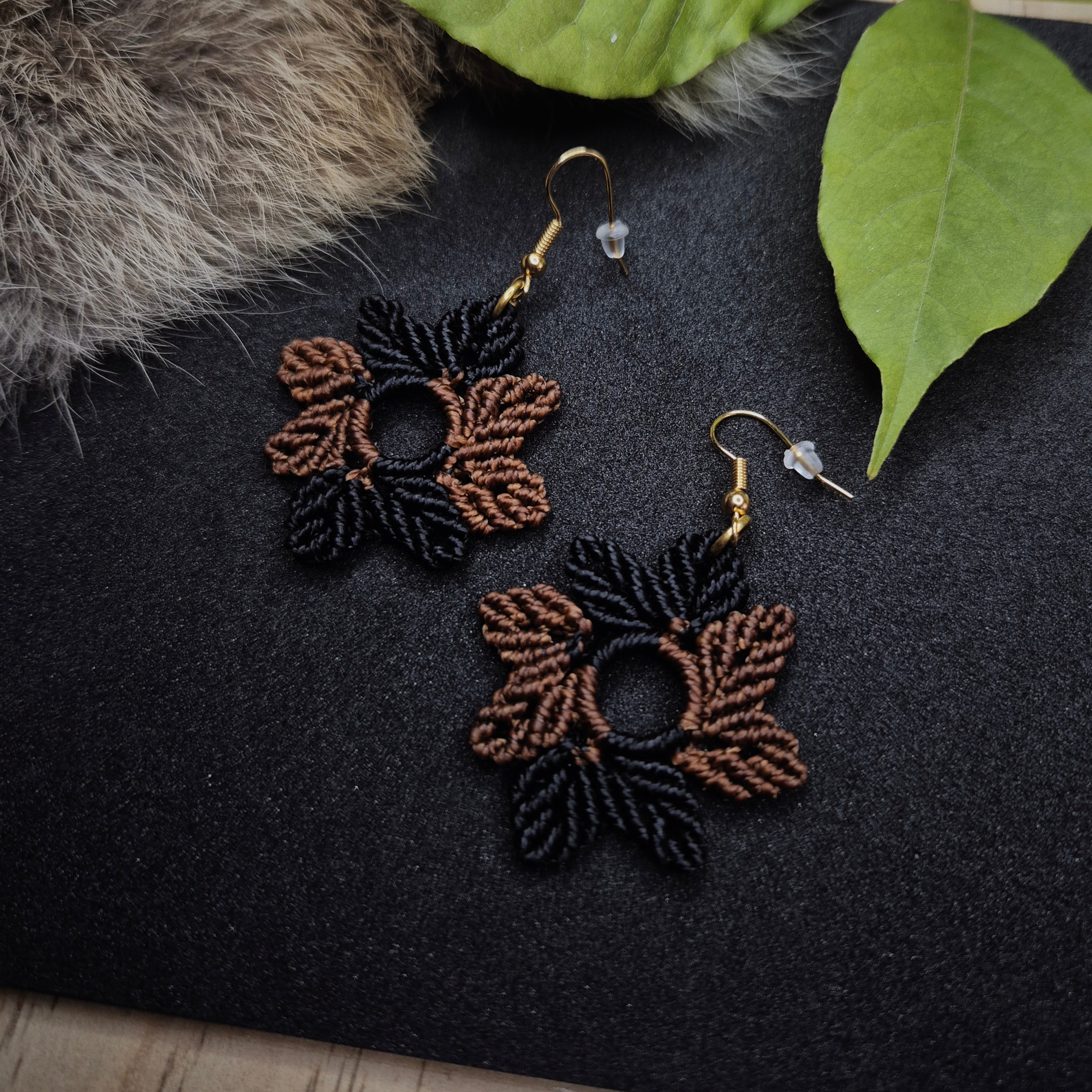 Boucles d’oreilles "Feuilles"