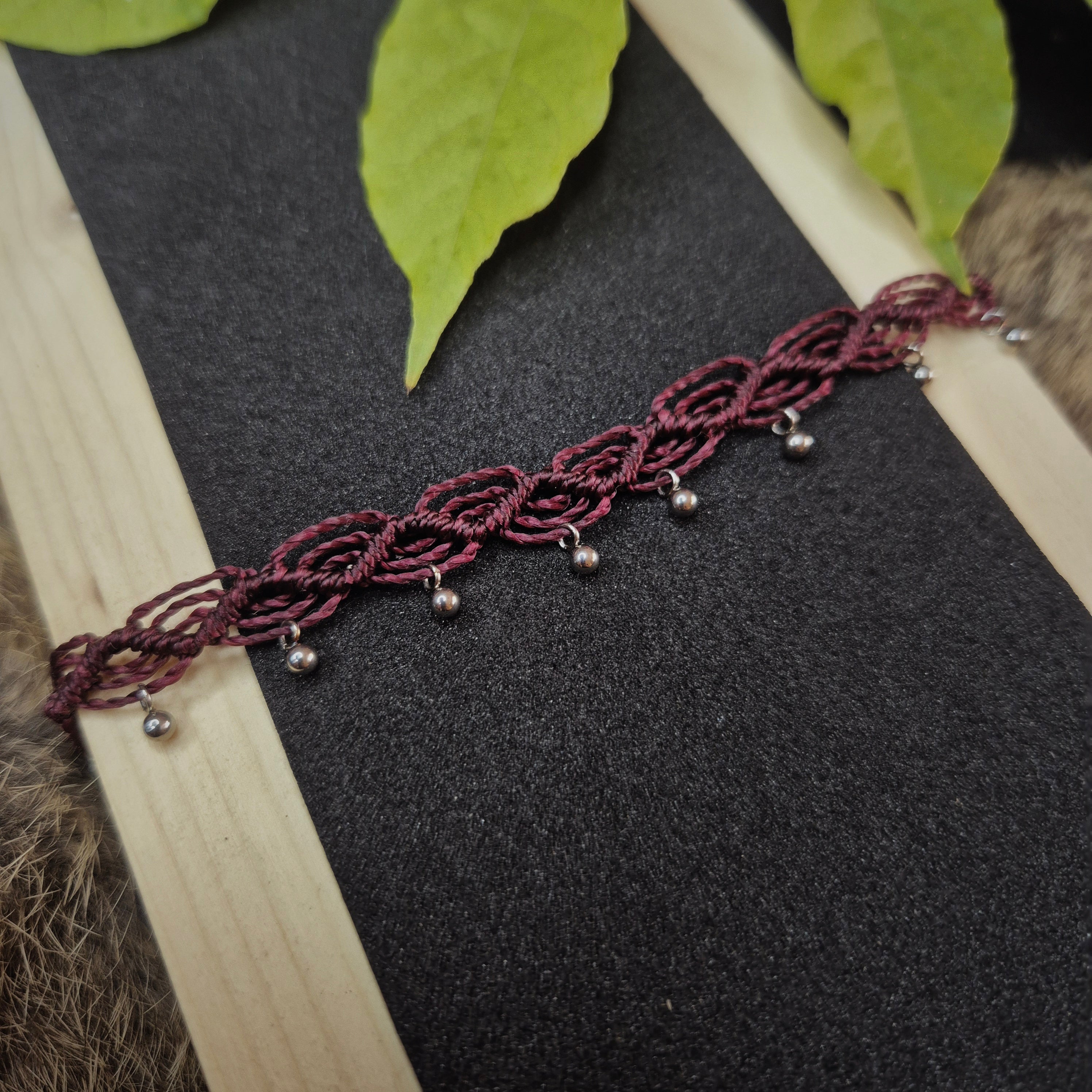 Bijou de cheville "Lilas"