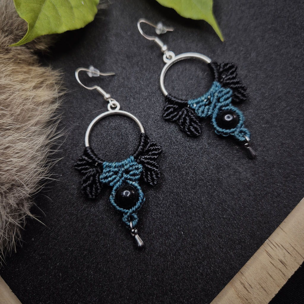 Boucles d’oreilles "Minuit"