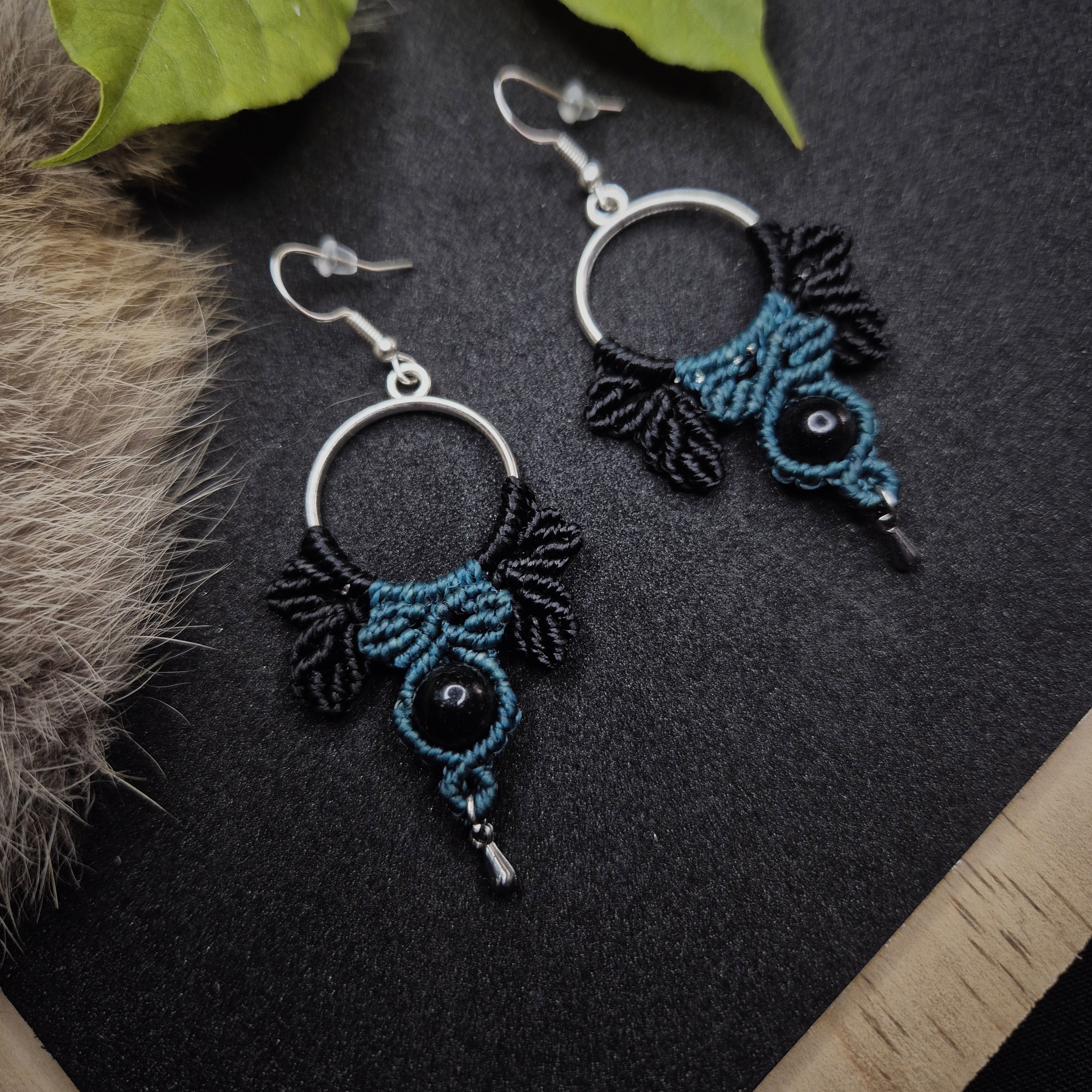 Boucles d’oreilles "Minuit"
