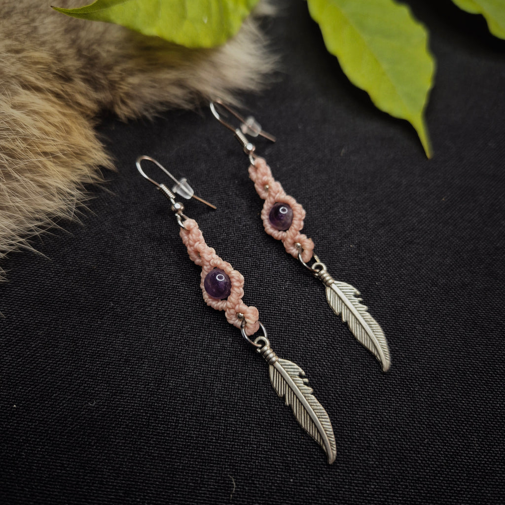 Boucles d'oreilles "Plume"