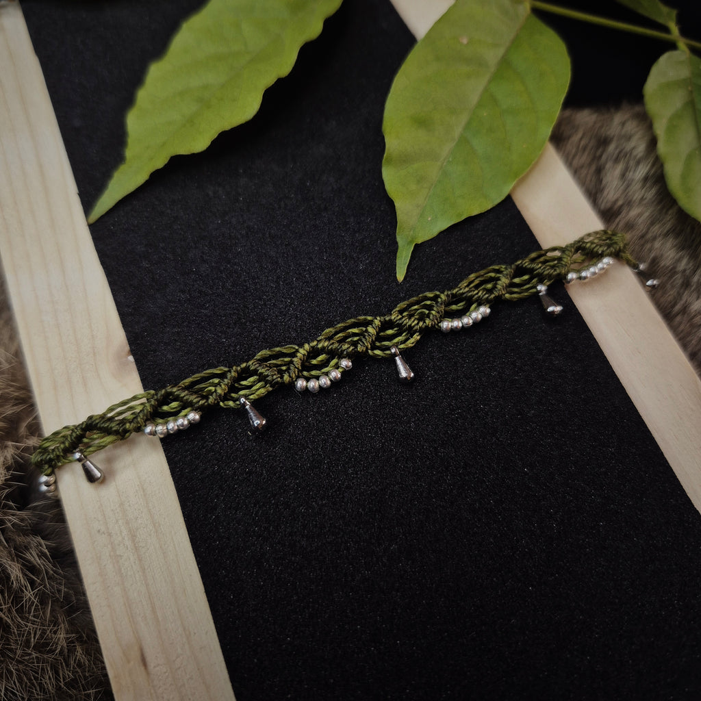 Bijou de cheville "Green"