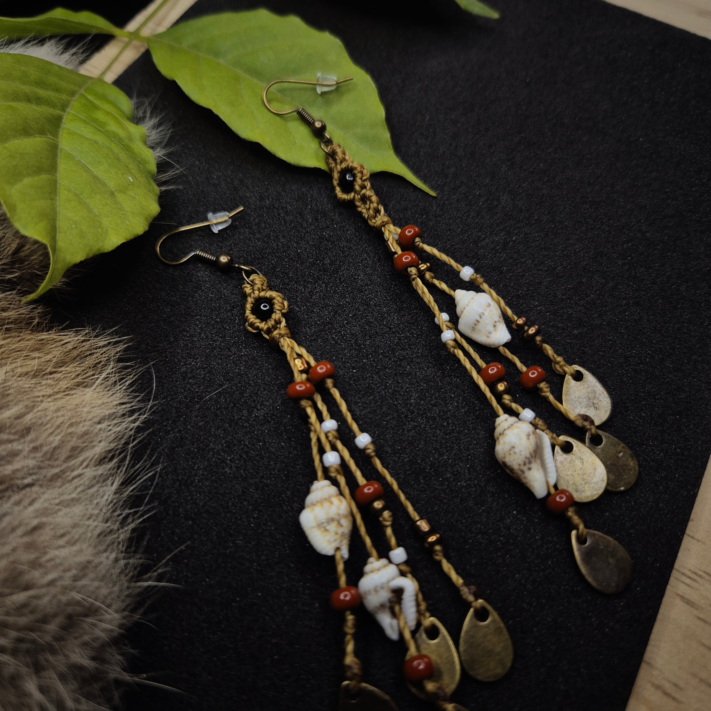 Boucles d'oreilles "Coquillage"